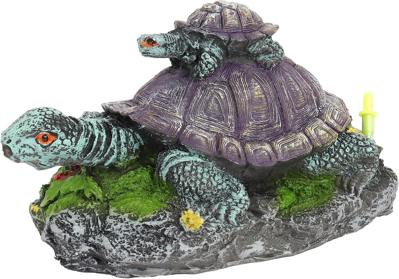 Resin Aquarium Decorative Ornaments For Fish Tank Decoration(Turtle),10 cm