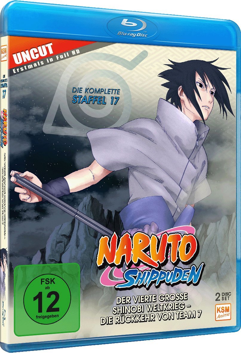 Naruto Shippuden - Der vierte große Shin Weltkrieg - Die Rückkehr von Team 7 - Staffel 17: Folgen 582-592 - Uncut
