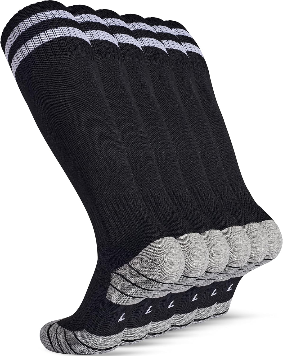 CWVLC Soccer Socks for Kids Youth Adult, Cotton Football Softball Baseball Socks