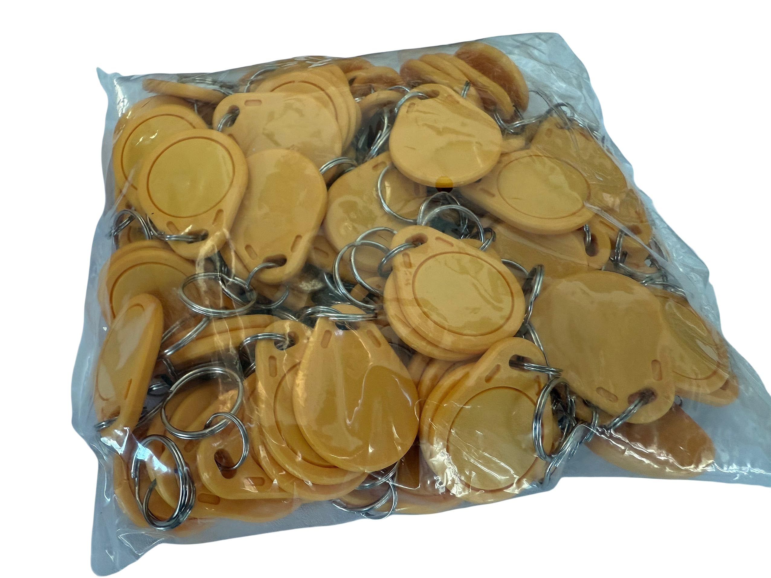 13,56 MHz étanche Mifare Classic 1 K RFID Smart IC Tag de contrôle d'accès (Lot de 100), Jaune