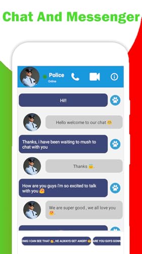 Police fake call pro - Cops prank video call and chat