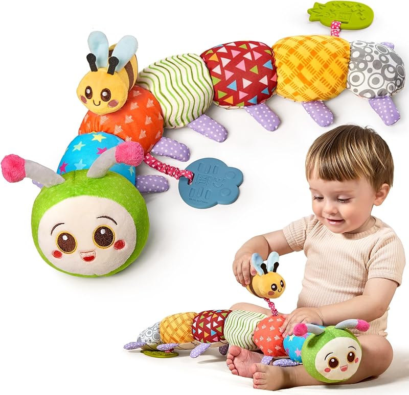 TUMAMA Kids Jouets Bebe 0 3 6 Mois, Jouet Sensoriel Bebe, Cadeau de Naissance pour Bebe Fille et Gar