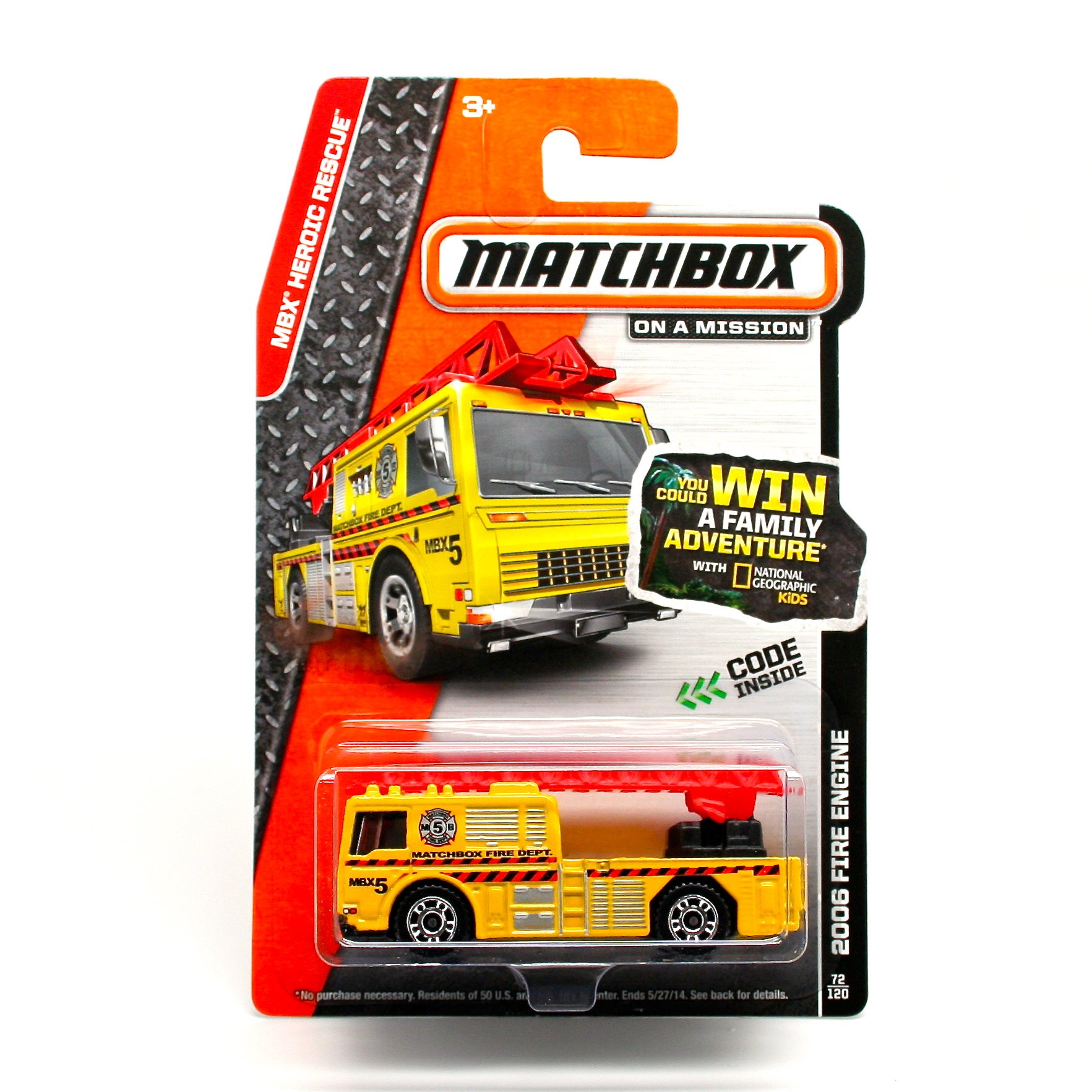 MATCHBOX No.9aDENNING FIRE ESCAPE ENGINE FIRE ESCAPE