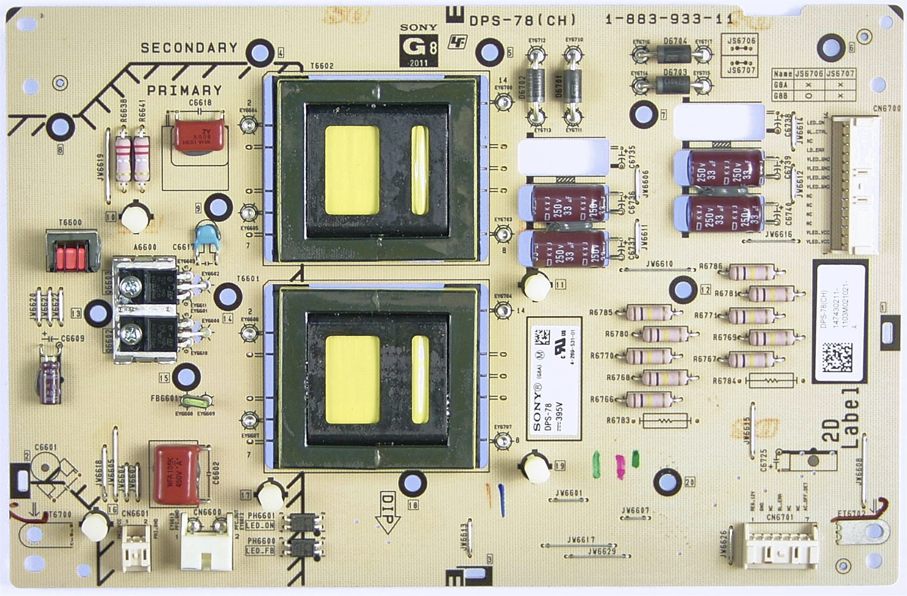 Sony SONKDL46EX723 G8A-Static Converter (TV)