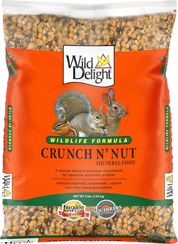 Alimento para esquilos Wild Delight Crunch N’ Nut com milho e amendoins inteiros, 3,63 kg