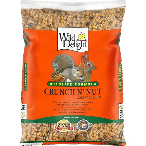 Wild Delight Crunch N' Nut Squirrel Food, 8 Lb