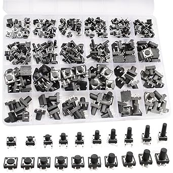 20 Pz 6x6mm Pannello PCB Momentaneo Tattile Tatto Mini Pulsante - Foto 10