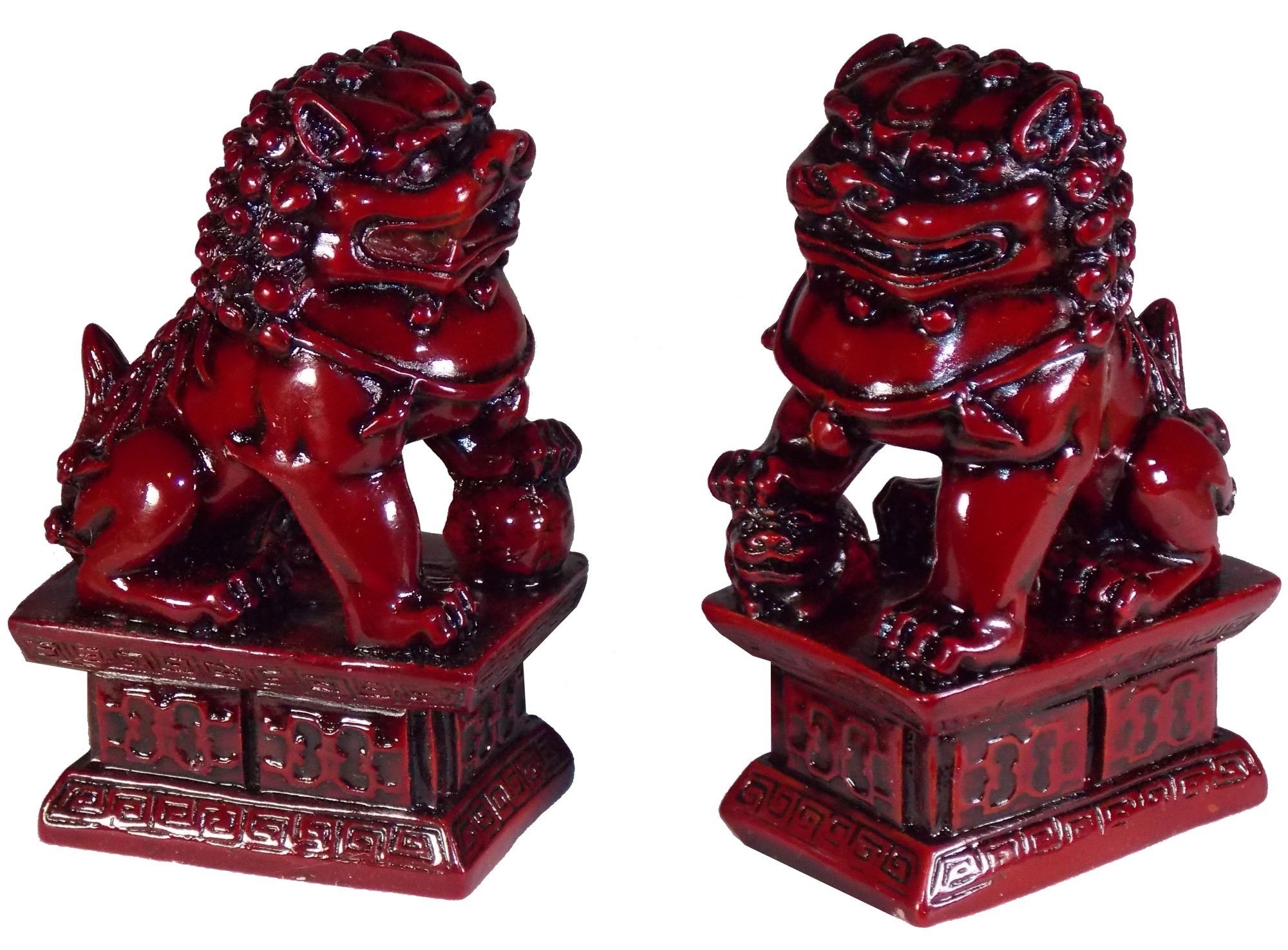 The Shi - Chinese Guardian Lions (small pair)