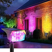 Vista 12 de Focos solares al aire libre de 63 LED con 3 modos de iluminación, luz impermeable IP65 para patio, jardín, casa, garaje, camino para decoraciones