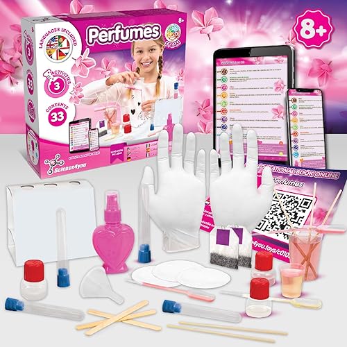 Miniatura 2 de Science4you Kit de fabricación de perfumes para niñas y niños  Haz tus propios perfumes para niños, kit científico + experimentos creativos y