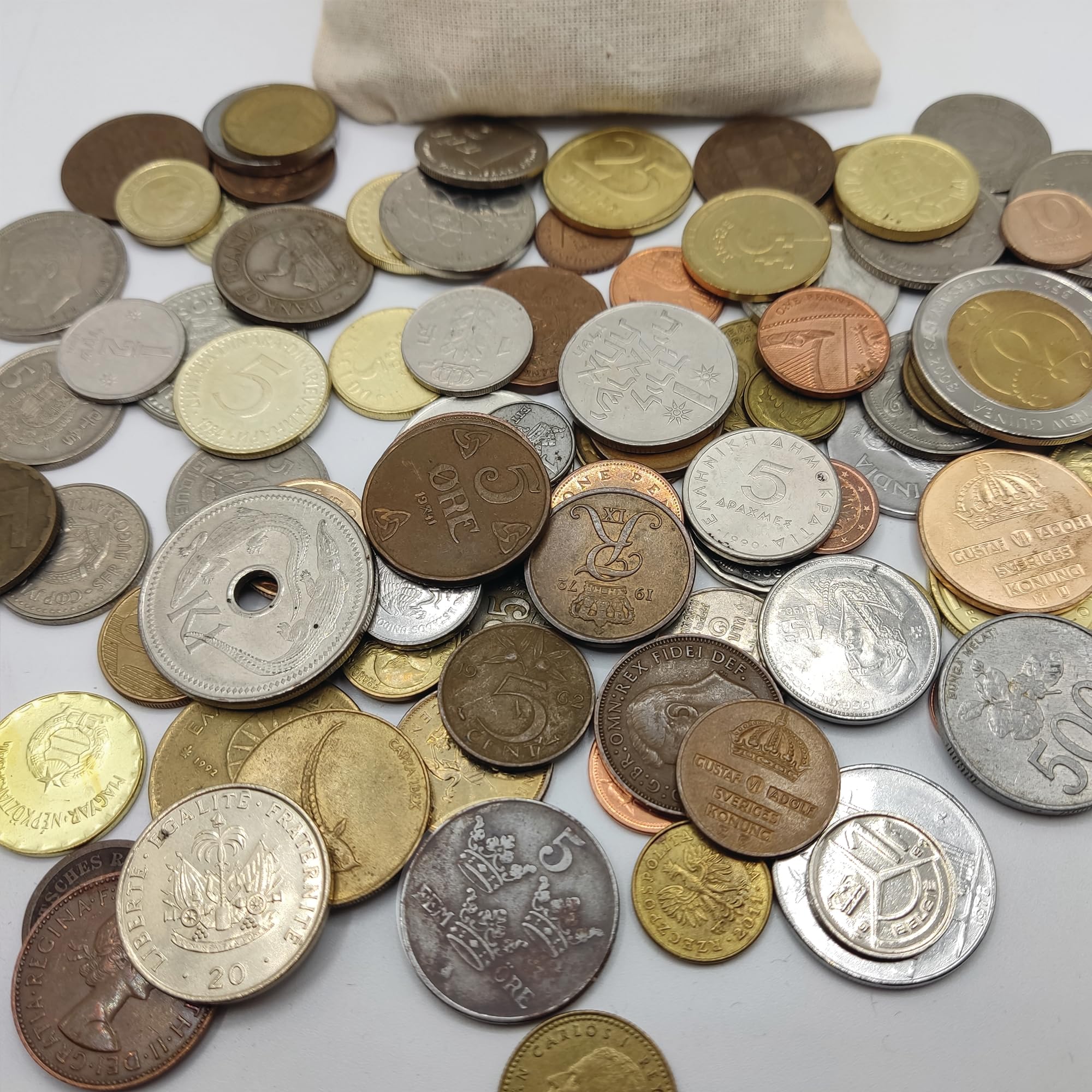 IMPACTO COLECCIONABLES | Kolekcja autentycznych monet świata (funty) – przedmioty kolekcjonerskie z 3 wieków i 5 kontynentów – przetestowane przez ekspertów