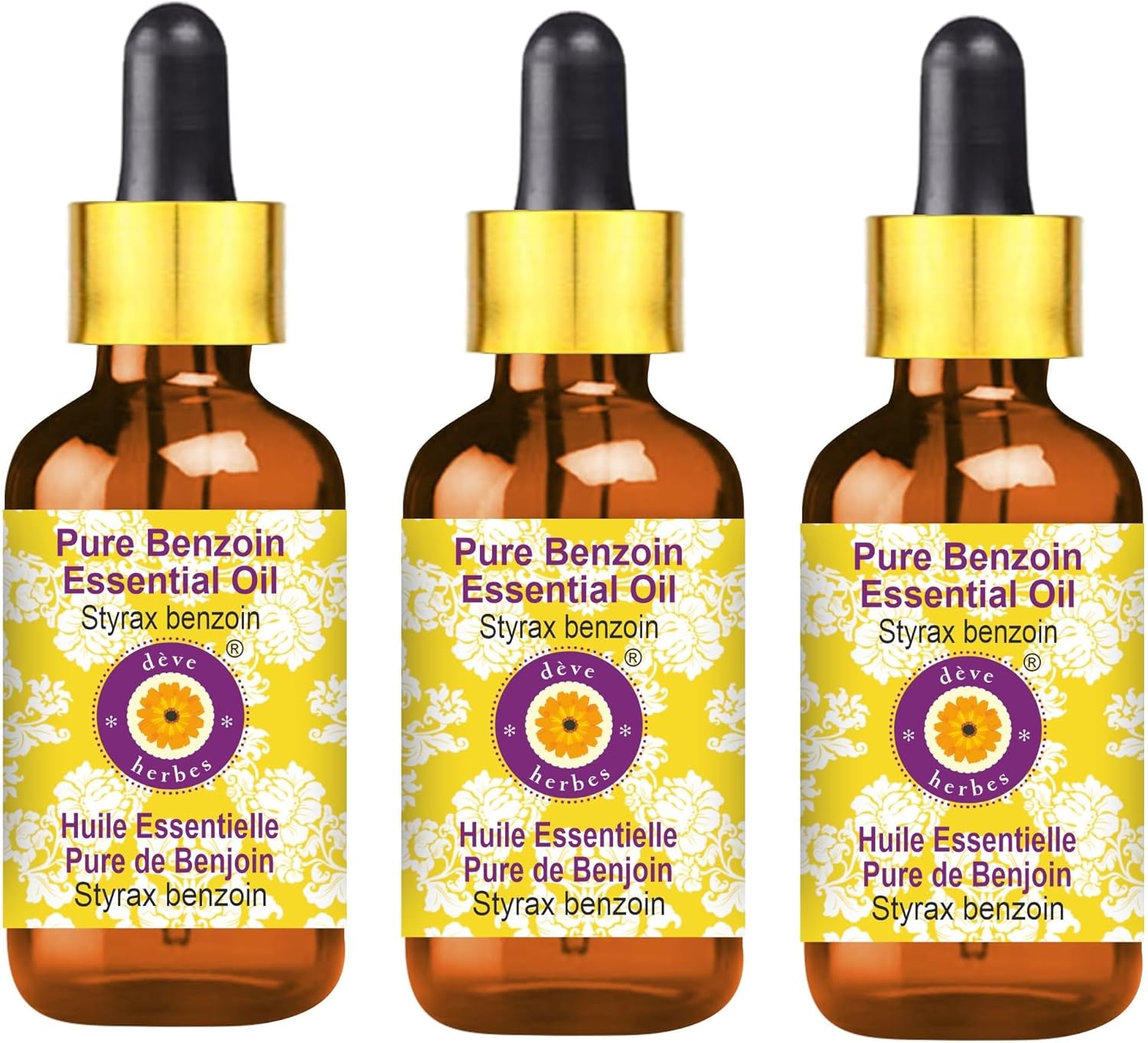 Deve Herbes Benzoin Essential Oil 3x100ml