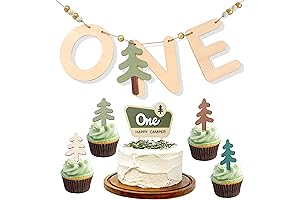 One Happy Camper Woodland Garland Birthday Decorations