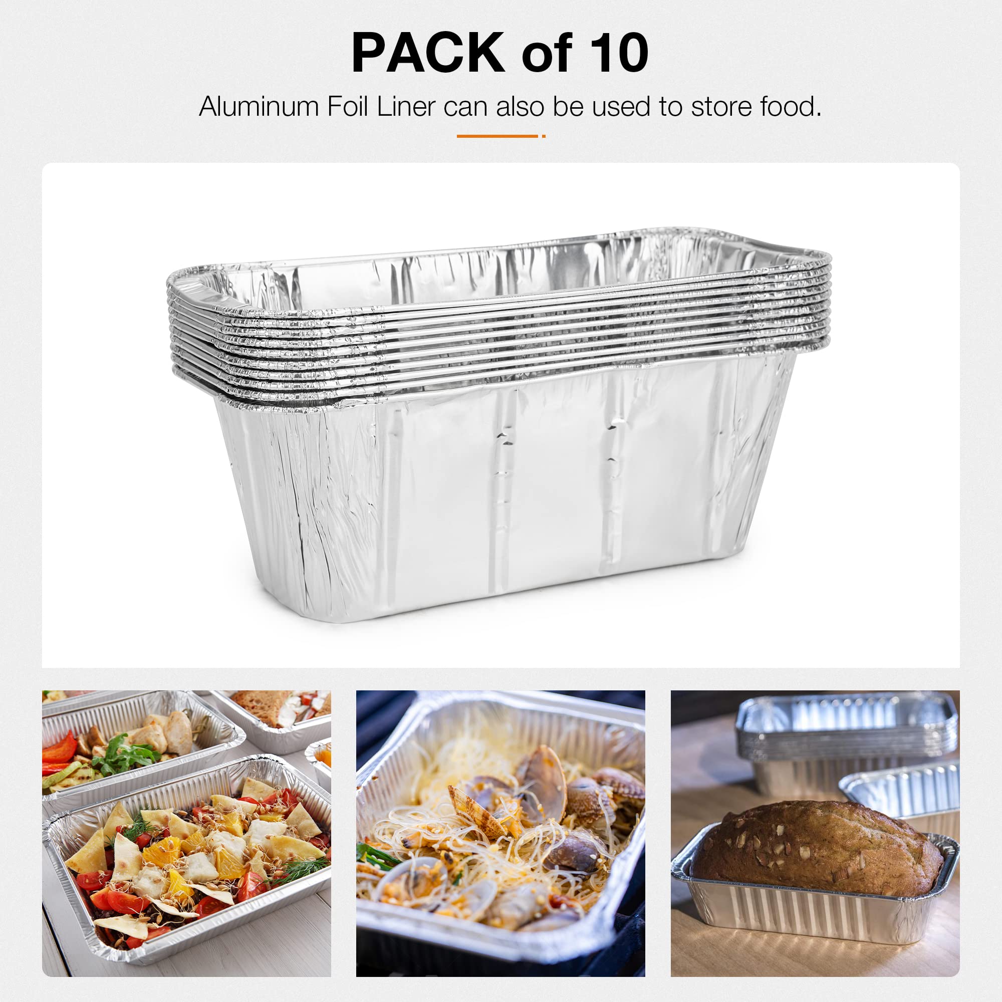 Stanrbroil Lot de 10 gobelets à graisse pour plaque de cuisson Camp Chef avec revêtement en aluminium pour réchaud de camping SG14 SG30 SG60 SG90 SG100