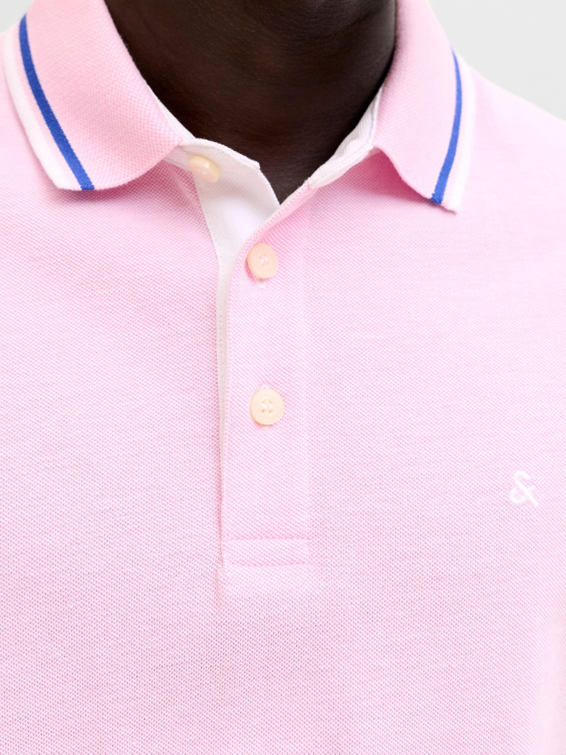 JACK & JONES Jjepaulos Polo Ss Noos, pryzm Pink, L