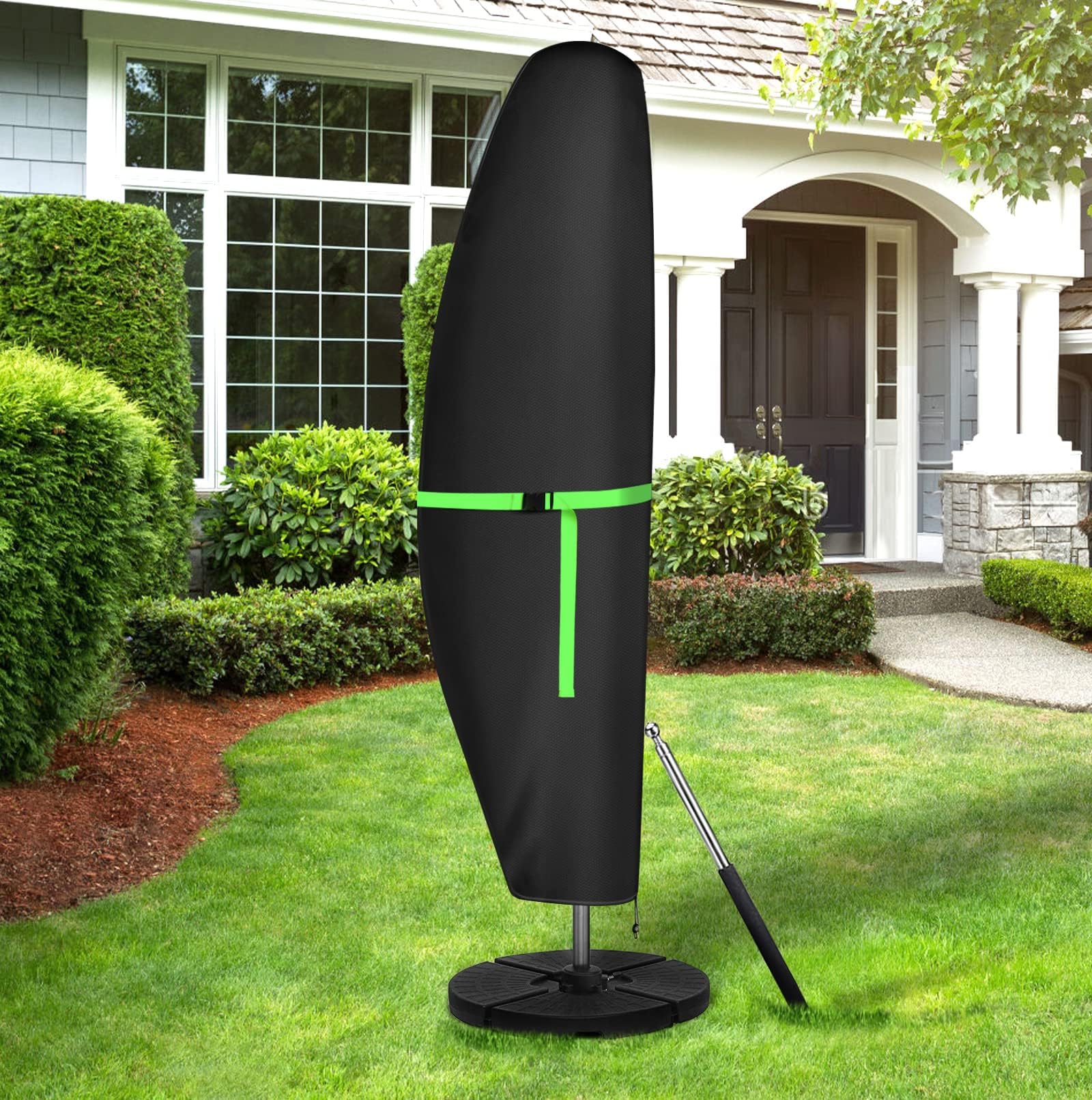 GEMITTO Protective Parasol cover with Rod, Cantilever Parasol