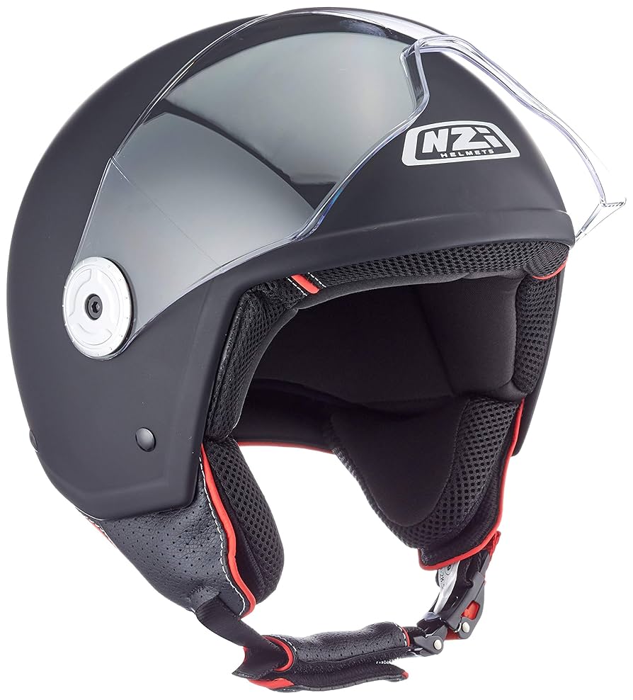 NZI Vintage 3 Unisex Helmet, Matt Black, XS : Amazon.co.uk