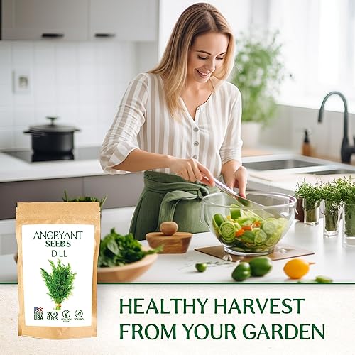 Miniatura 7 de Semillas de eneldo para plantar jardín de hierbas, semillas tradicionales sin OMG, sin tratar, 100% cultivadas en Estados Unidos, fáciles de