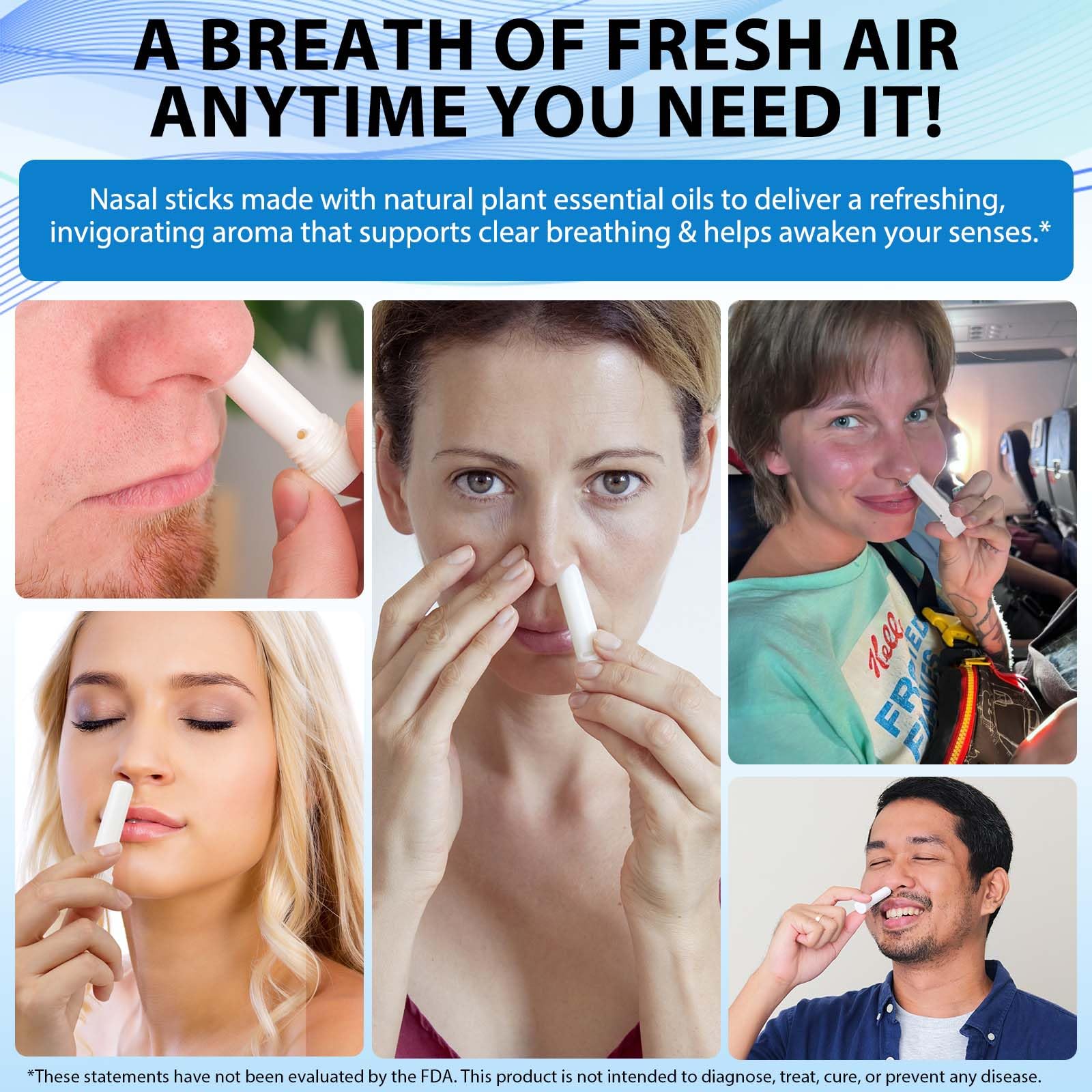 Sztyft do inhalacji do nosa, ulga w przekrwieniu nosa, codzienny relaks, redukcja stresu, poprawa koncentracji, naturalny, przyjazny w podróży, chłodzący, odświeżający, poprawia oddychanie, 4p