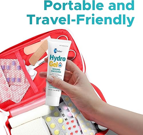 Miniatura 7 de Globe (Tubo de 3 onzas de hidrogel de primeros auxilios para heridas, gel antiséptico para cortes menores, heridas, rasguños, erupciones, quemaduras