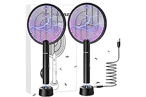 PALONE 2-in-1 Electric Fly Swatter and Anti-mosquito Lamp