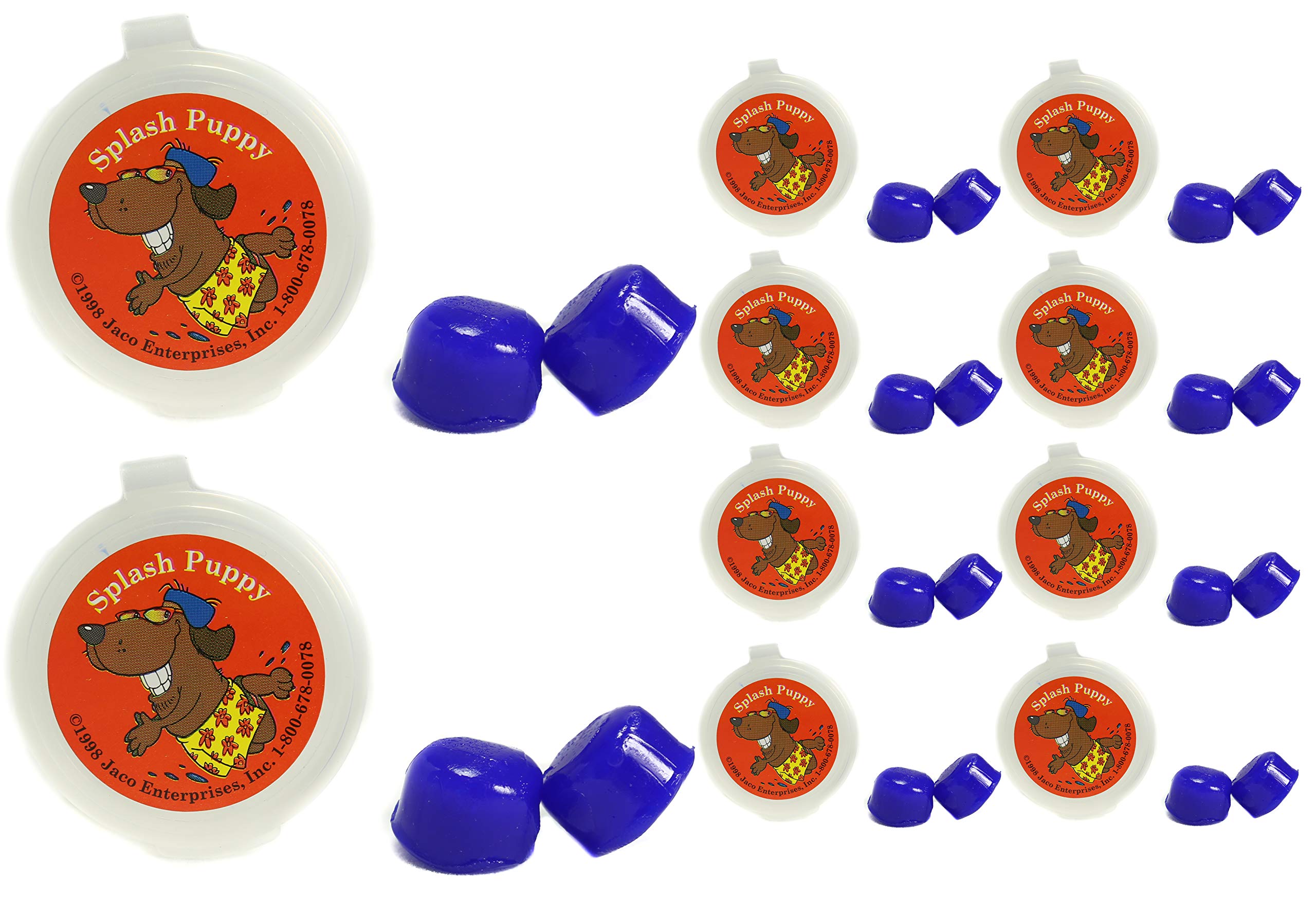 Putty Buddies Super Soft Comfortable Original Swimming Earplugs for Kids (Block Water) 10-Pair Blue