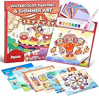 Vista 12 de JoyCat Libros para Colorear con Agua, Actividad de Arte y Manualidades, Arte de Princesa Sin Desorden para Niños de 4-8 Años, Kits y Suministros
