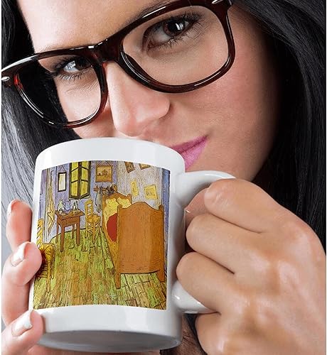 Miniatura 2 de 3dRose mug_128156_2 Van Goghs Bedroom in Arles By Vincent Van Gogh - Taza de cerámica, 15 onzas