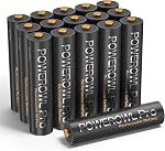 POWEROWL Rechargeable AAA Batteries PRO, High Capacity 1100mAh, Premium NiMH Triple A Battery -8 Count