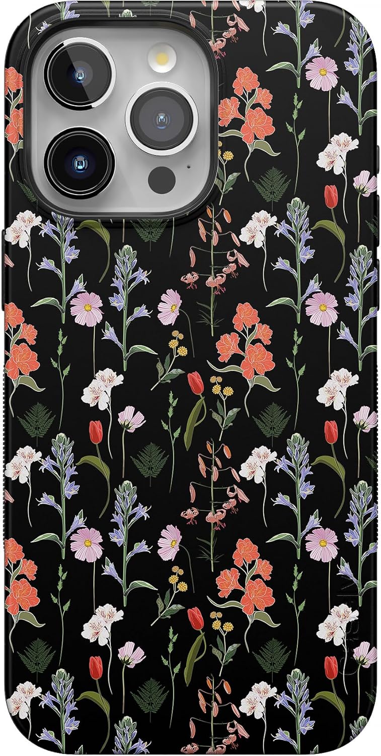 Casely iPhone 15 Pro Max Case | Secret Garden | Mixed Floral | Bold Protective Design | Compatible with MagSafe