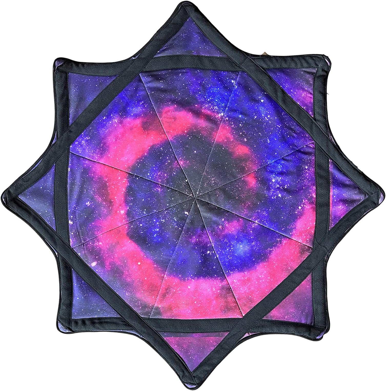 Beginner Flow Toy, 24 Inch Flow Star Spinning Cloth with Vibrant Sided Print, Easy Fingertip Juggling Prop for Parties & Performances #4