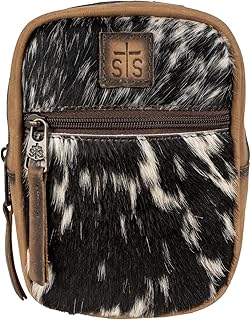 Womens Auzlyn Cowhide/Tan Leather Crossbody Bag