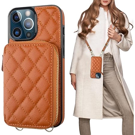 Bocasal Crossbody Wallet Case For IPhone 13 Pro, RFID