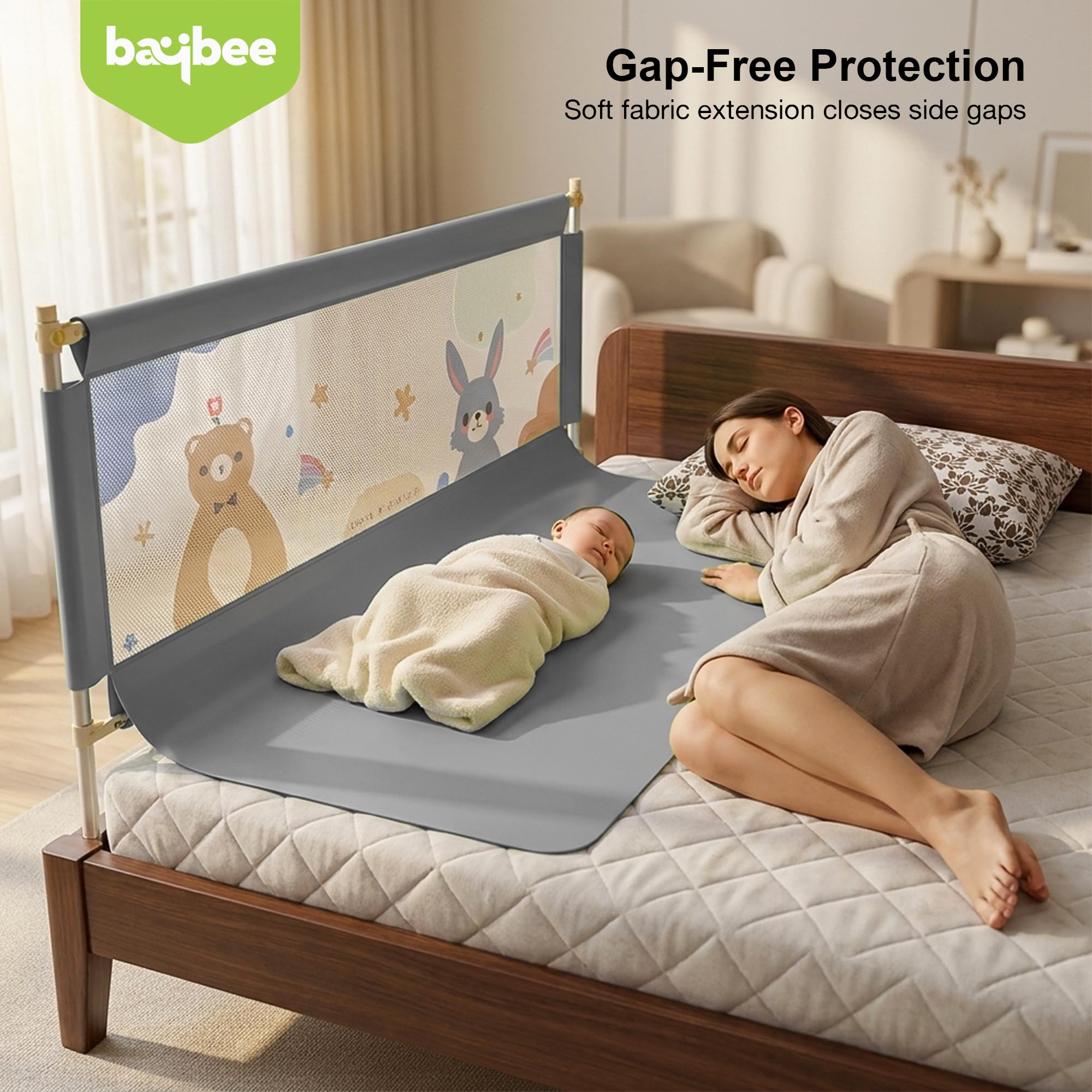 Baby Bed Rail Safety Guard - Prevent Falls! -9 Baby Bed Rail Safety Guard - Prevent Falls! -9