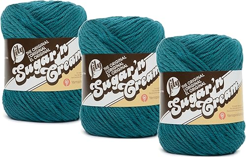 Compra al por mayor: Lily Sugar 'n Cream Solids - Hilo de 100% algodón (3 unidades)