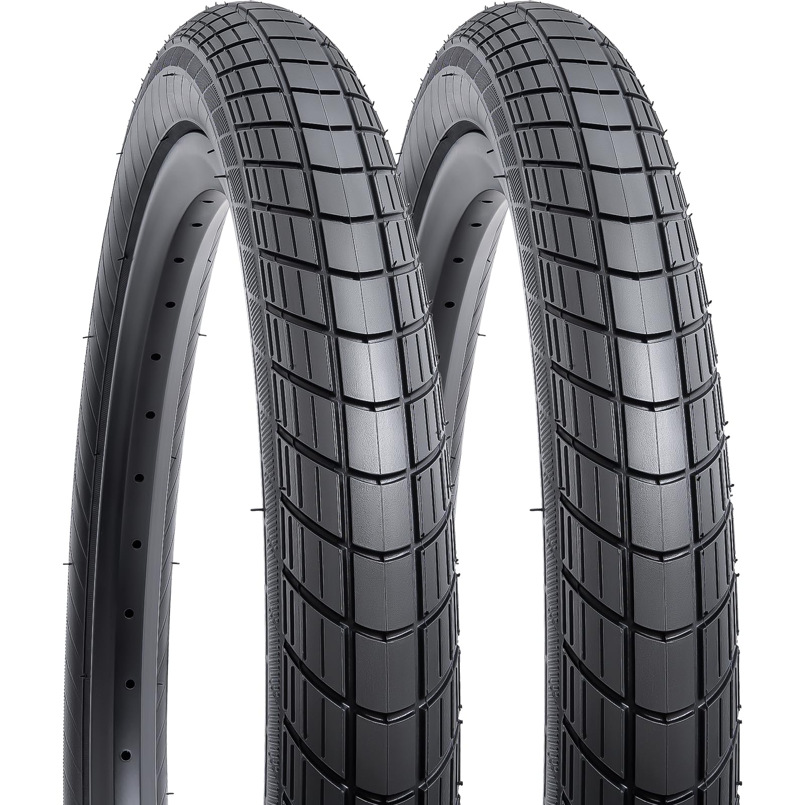 Amazon | YunSCM 2本,20 2.0 タイヤ,20x2.0 50-406 自転車 タイヤ,適用