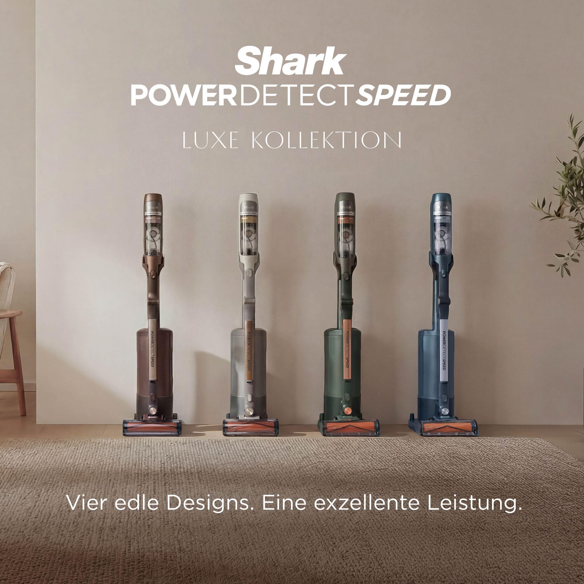 Shark Phoenix AED Luxe Akku-Staubsauger mit selbstentleerender Ladestation, HEPA-Filtration, Flexology-Wand, bis zu 60 Minuten Laufzeit, Reveal-Licht, Abnehmbarer Lithium-Ionen-Akku,IA3246EUTIV