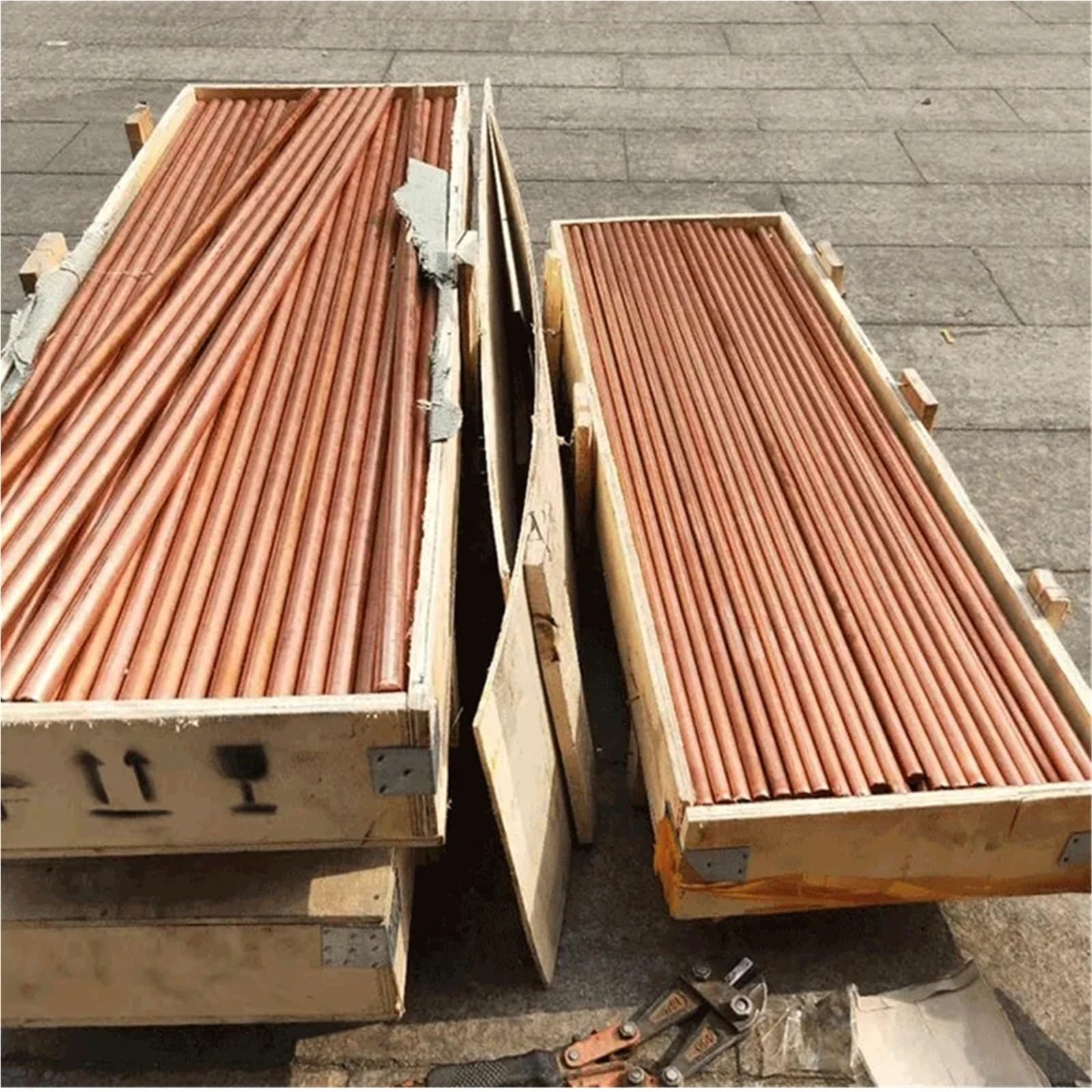 Barres Rondes en Cuivre Tige de cuivre 10-80 mm x 100-300 Soudage CNC Alliage(Length 250mm,Diameter 70mm)