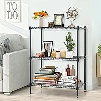 Vista 12 de Estantes de almacenamiento de 6 niveles con ruedas, estantería de metal resistente, capacidad de 2100 libras, estantería de garaje, estantes