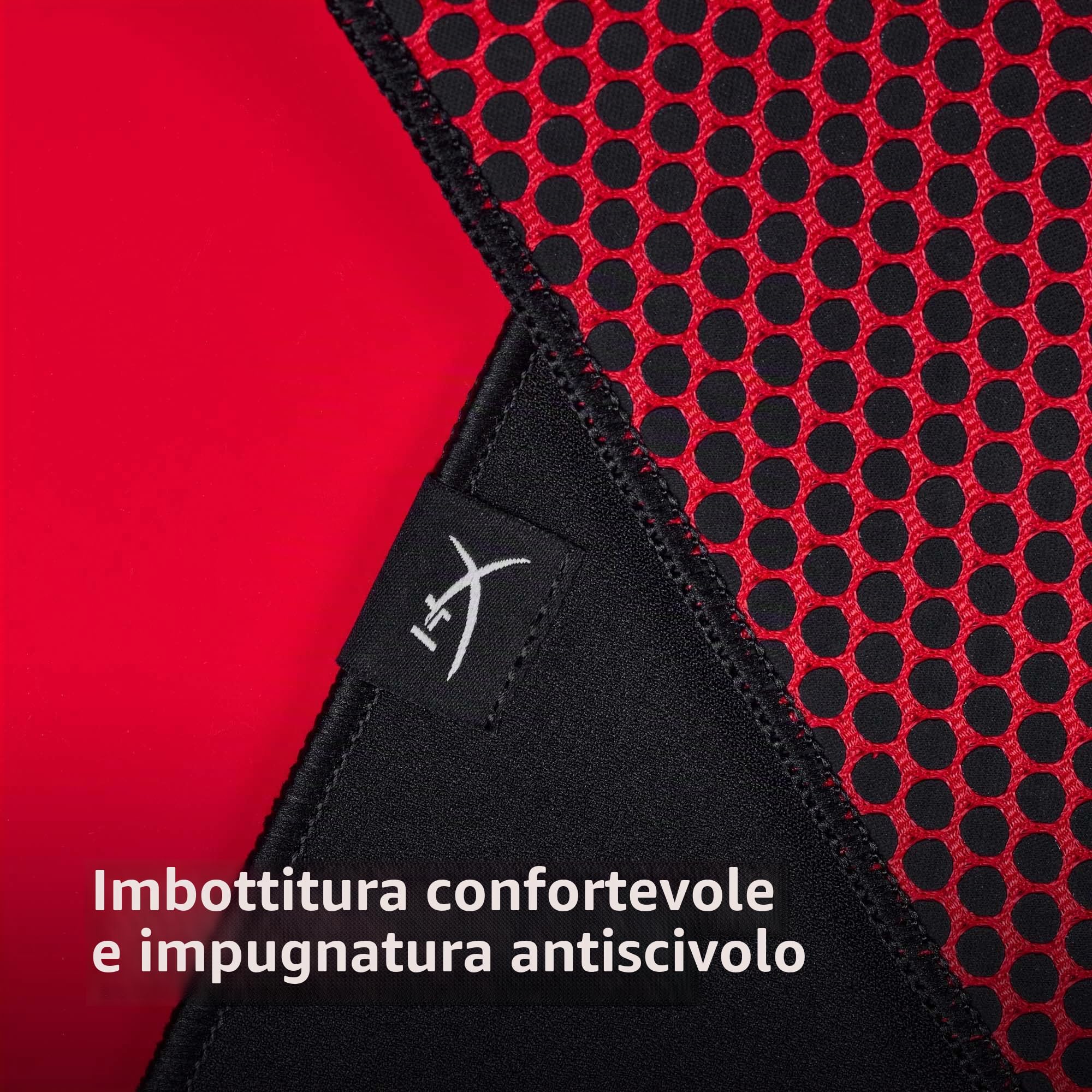 HyperX Pulsefire Mat, Tappetino per Mouse da Gaming, Tracciamento di Precisione, Superficie in Tessuto Resistente, Cuciture Antisfilo, Fondo in Gomma Antiscivolo, Arrotolabile, Taglia XXL