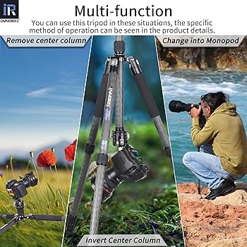 Amazon | INNOREL RT85C カーボン 三脚 173CM トラベル三脚 プロ