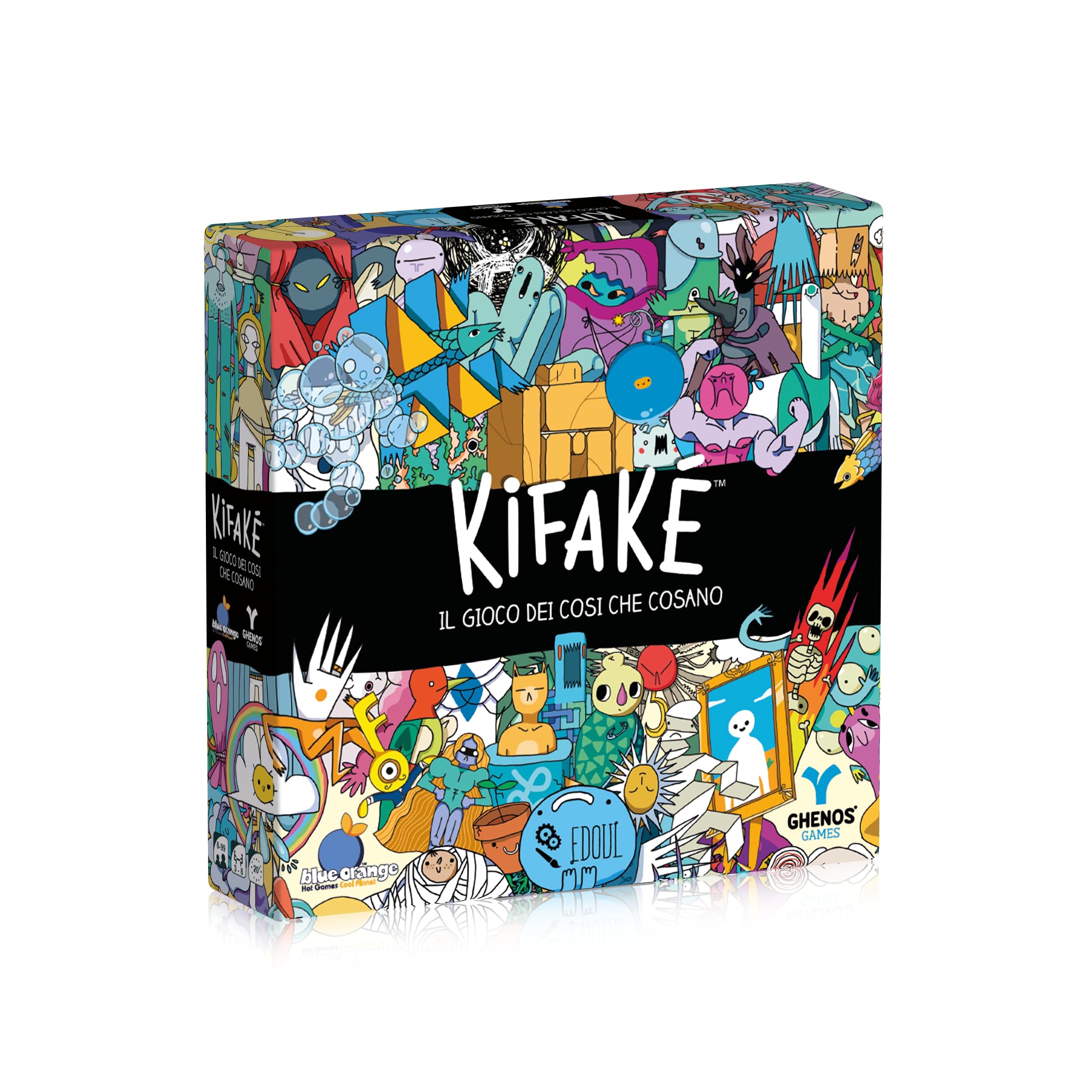 Kifake, Multi-coloured, 18 cm x 18 cm x 0.1 cm