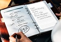 Vista 4 de Tarjetas de notas verticales con rayas blancas, 3 x 5 pulgadas, 100 hojas por paquete