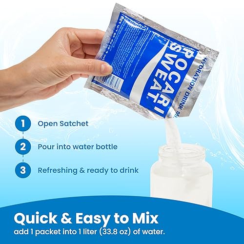 Miniatura 10 de Pocari Sweat Polvo - 1 caja, 5 paquetes, ahora en los Estados Unidos, restaura el agua y los electrolitos, hidratación que es más inteligente que