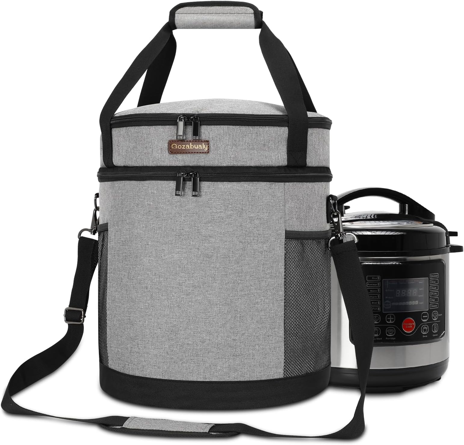 Amazon.com: Qozabualy Slow Cooker Bags, 2 Layer Carrying Case for ...