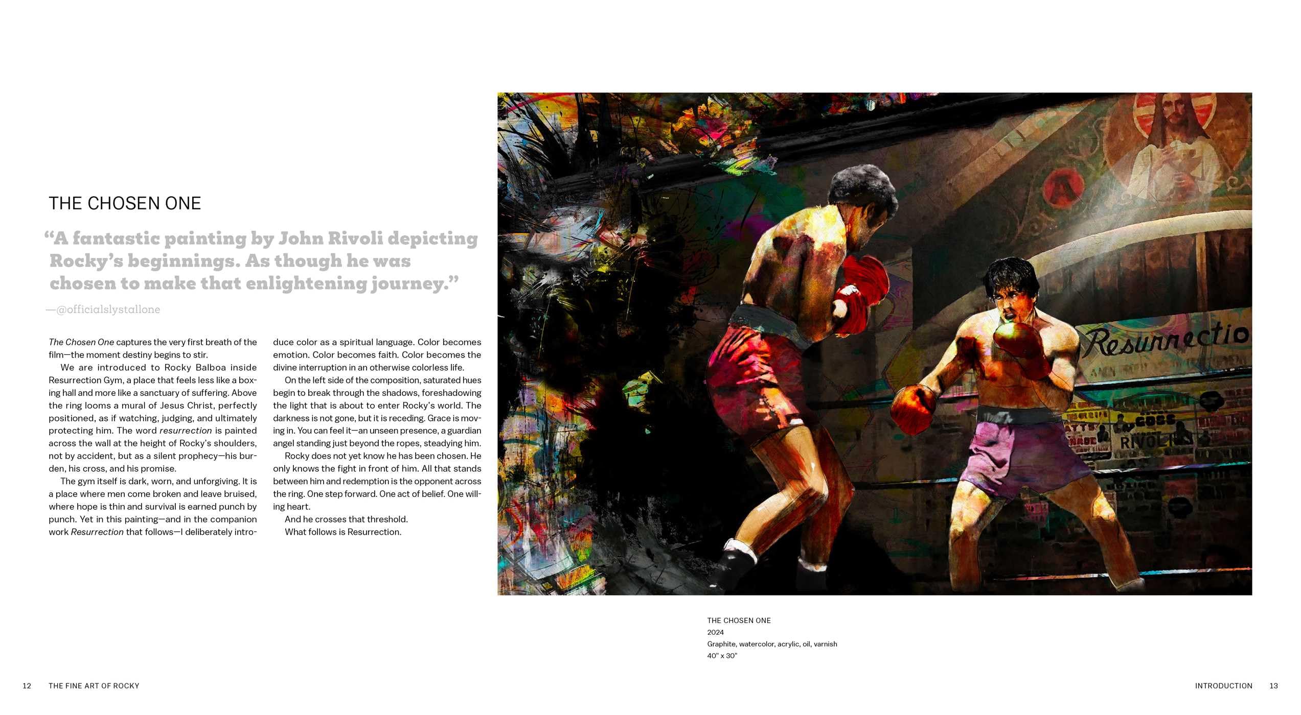 The Fine Art of Rocky: An Artistic Tribute from Screen to Canvas