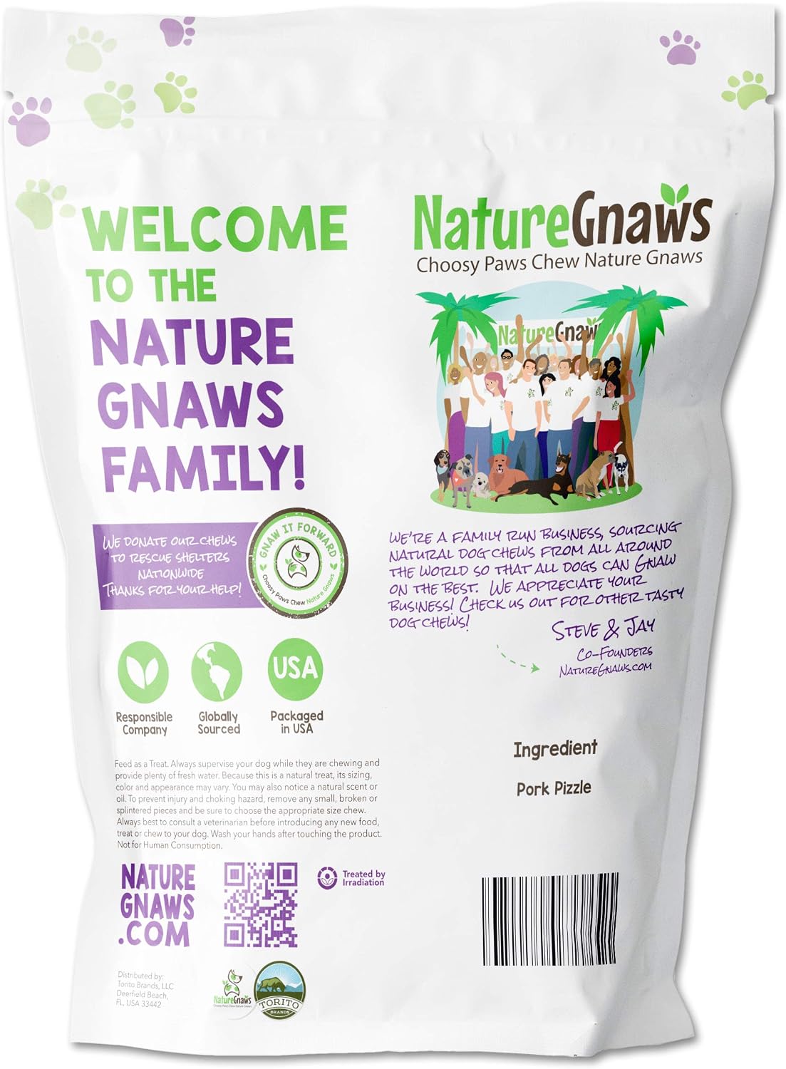 Nature Gnaws Extra Thin Pork Bully Sticks for Dogs - Premium Natural Bones - Long Lasting Dog Chew Treats for Small Dogs & Puppies - Rawhide Free