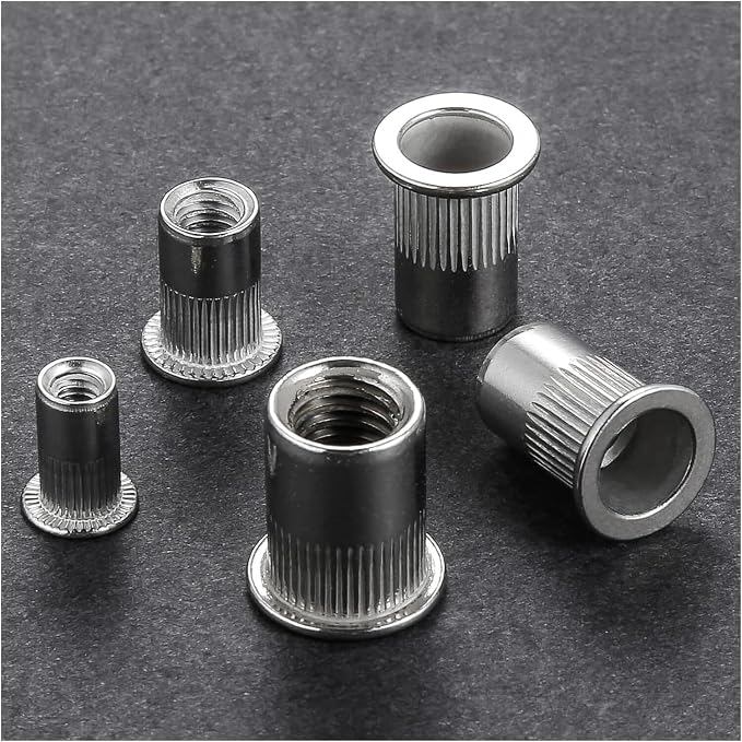 Kit de herramientas para tuerca rivet, 20 pzs acero inoxidable M5 miniatura 4