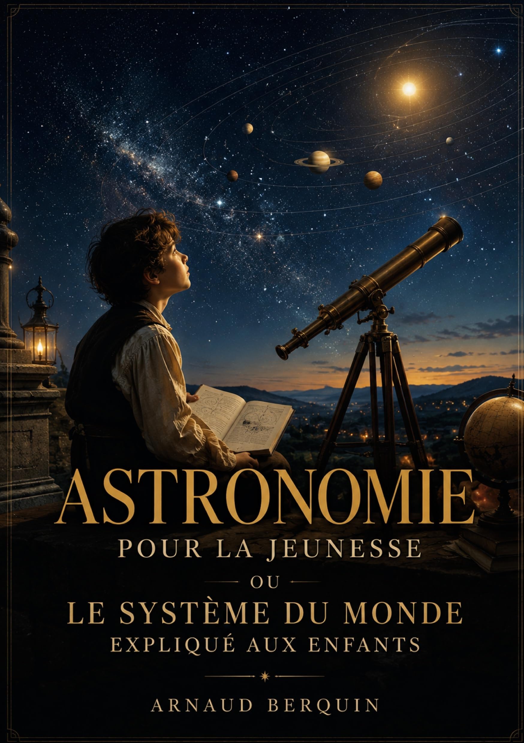 Astronomie pour la jeunesse - ou Le système du monde expliqué aux enfants: Le système planétaire et solaire expliqué aux enfants dans un livre de vulgarisation de l'astronomie