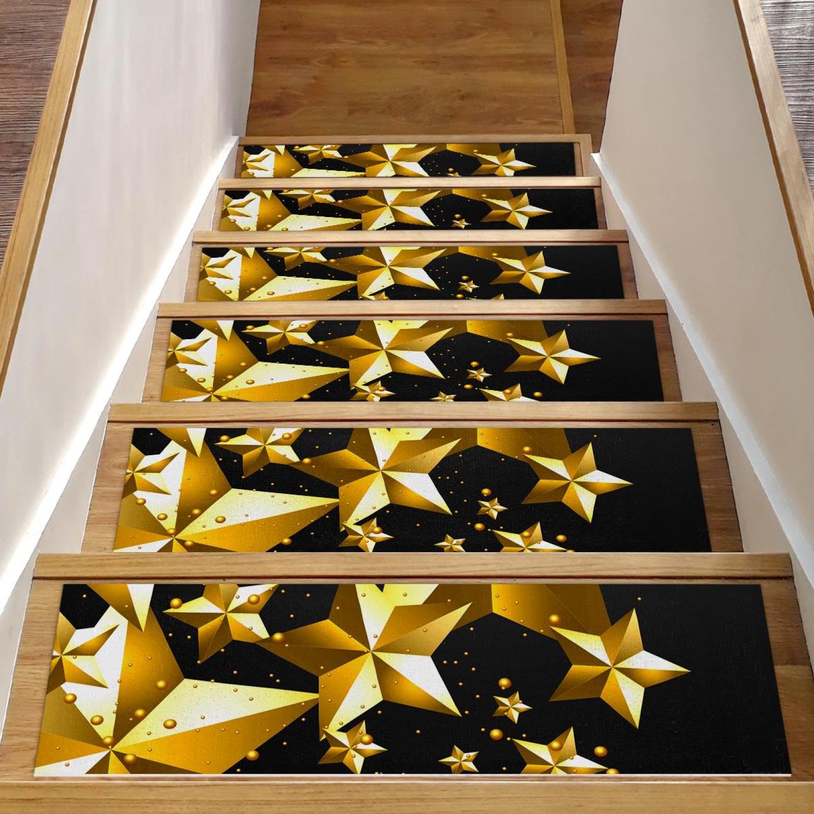 Almohadillas antideslizantes para escaleras de madera 15 uds